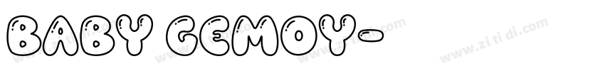 Baby Gemoy字体转换